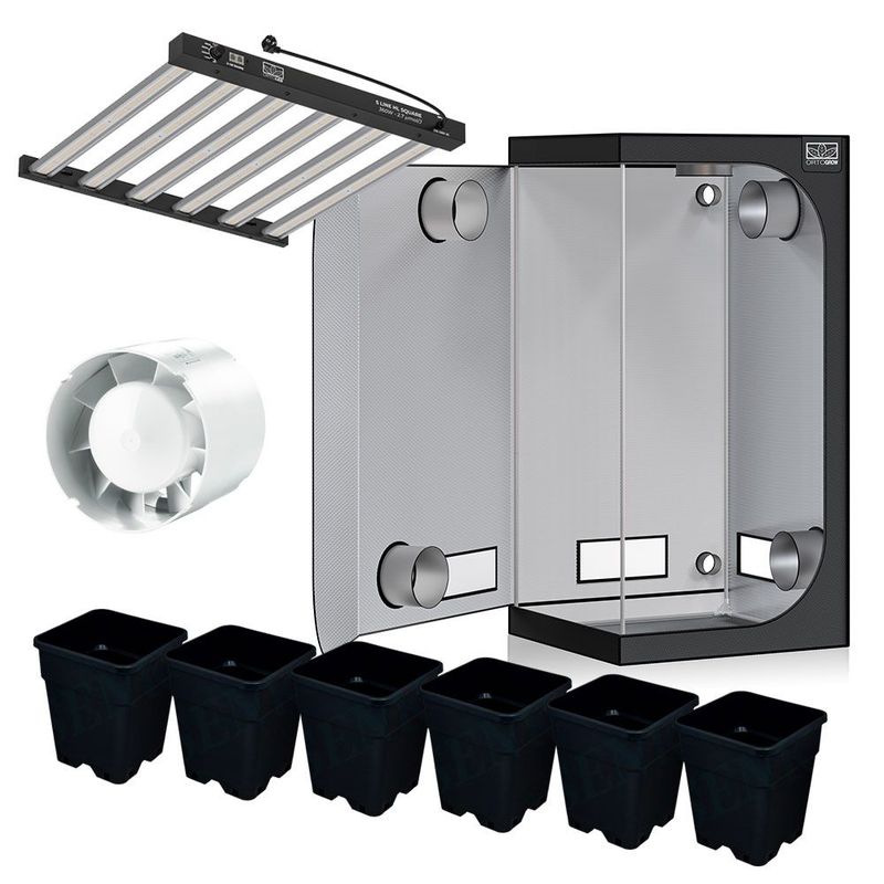 ORTOLED - ORTOGROW KIT COLTIVAZIONE | 100x100x200h cm - 360W