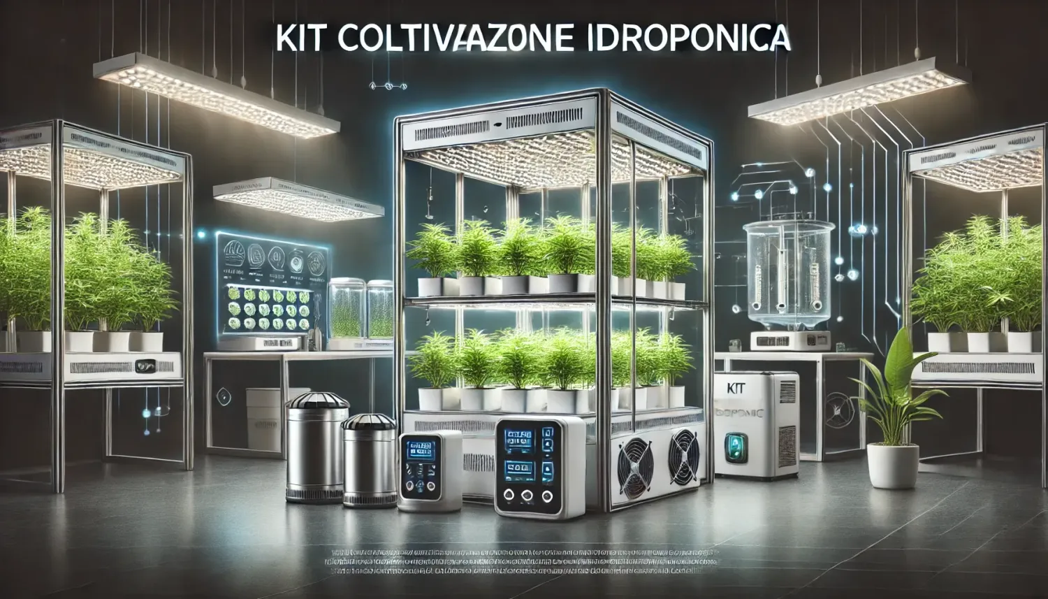 Illustrazione del sistema di coltura idroponica | Vettore Gratis