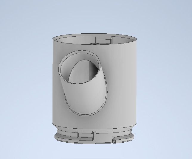 TORRE IDROPONICA HYDROINVENT - DISTANZIALE CON ISPEZIONE E PASSACAVO