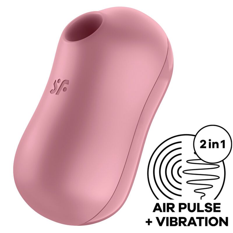 SATISFYER - STIMOLATORE E VIBRATORE D'ARIA PER ZUCCHERO DI COTONE ROSA SATISFYER - STIMOLATORE E VIBRATORE D'ARIA PER ZUCCHERO DI COTONE ROSA
