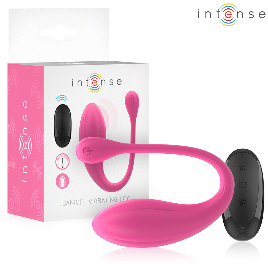INTENSE - JANICE U VIBRATORE DOPPIA STIMOLAZIONE 10 VIBRAZIONI ROSA TELECOMANDO INTENSE - JANICE U VIBRATORE DOPPIA STIMOLAZIONE 10 VIBRAZIONI ROSA TELECOMANDO