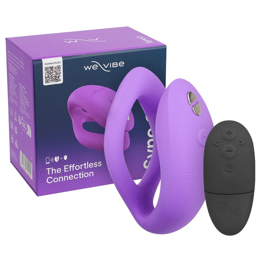 WE-VIBE - SYNC O VIBRATORE FLESSIBILE TELECOMANDO VIOLA WE-VIBE - SYNC O VIBRATORE FLESSIBILE TELECOMANDO VIOLA