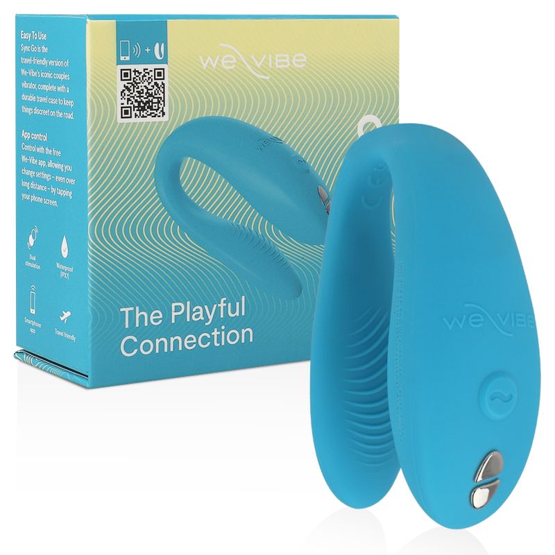 WE-VIBE - SYNC GO DUAL STIMOLATORE TURCHESE WE-VIBE - SYNC GO DUAL STIMOLATORE TURCHESE