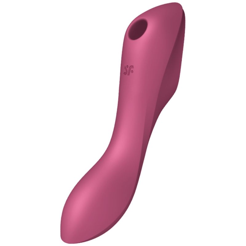 SATISFYER - VIBRATORE CURVY TRINITY 3 AIR PULSE ROSSO SATISFYER - VIBRATORE CURVY TRINITY 3 AIR PULSE ROSSO