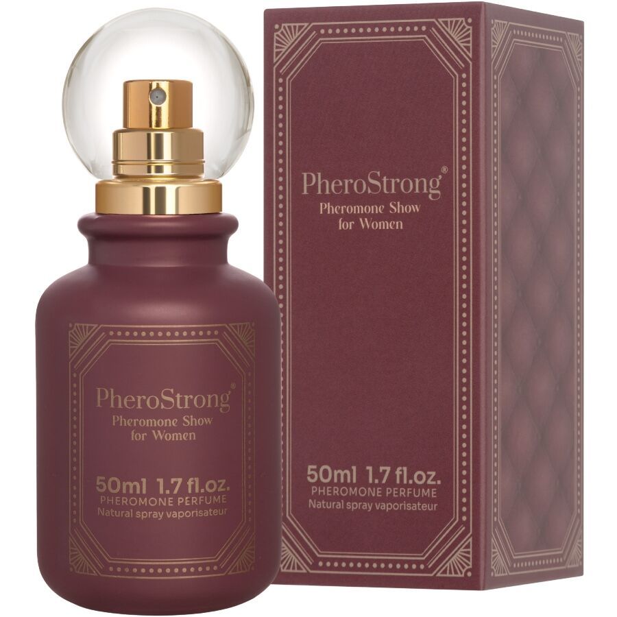 PHEROSTRONG - PROFUMO AI FEROMONI SHOW PER DONNA 50 ML PHEROSTRONG - PROFUMO AI FEROMONI SHOW PER DONNA 50 ML