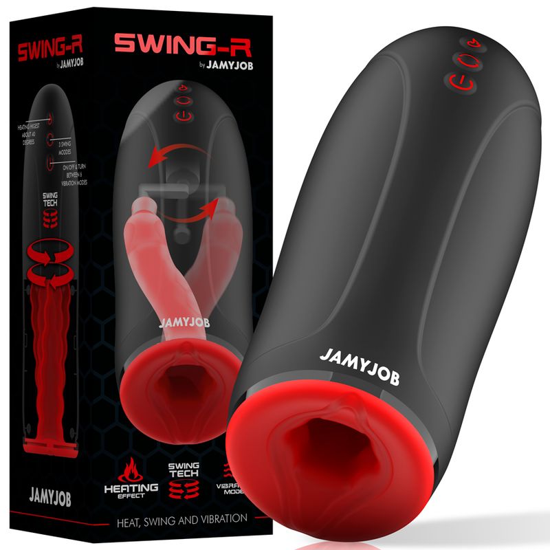 JAMYJOB - EFFETTO RISCALDANTE SWING-R, SWING TECH E MASTURBATORE VIBRANTE JAMYJOB - EFFETTO RISCALDANTE SWING-R, SWING TECH E MASTURBATORE VIBRANTE