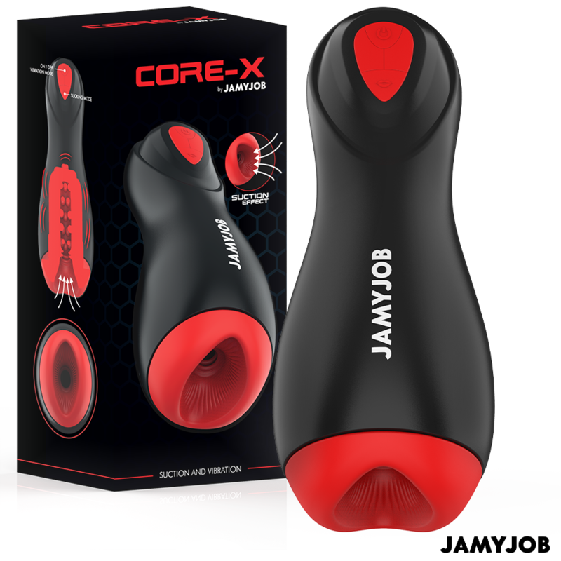 JAMYJOB - MASTURBATORE AUTOMATICO CORE-X 5 MODALITΓ DI ASPIRAZIONE E VIBRAZIONE JAMYJOB - MASTURBATORE AUTOMATICO CORE-X 5 MODALITΓ DI ASPIRAZIONE E VIBRAZIONE