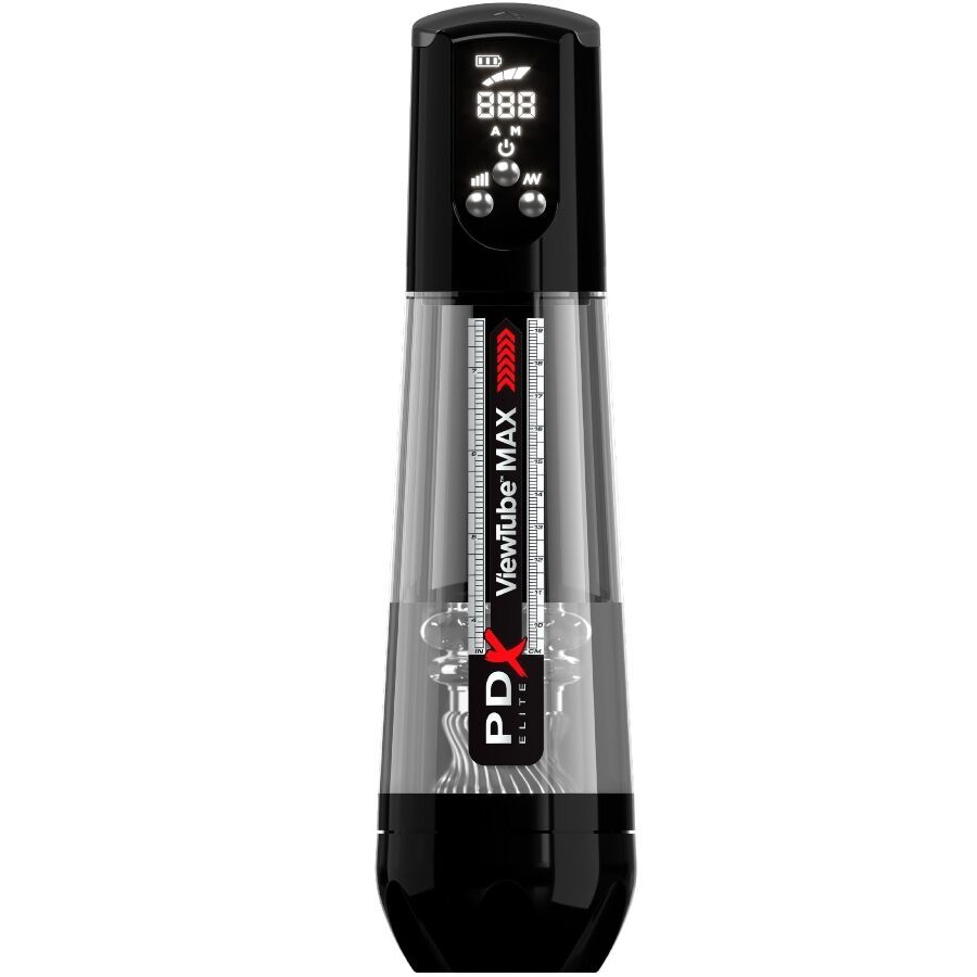 PDX ELITE - VIEWTUBE MAX VIEW MASTURBATORE AUTOMATICO CON ASPIRAZIONE TRASPARENTE PDX ELITE - VIEWTUBE MAX VIEW MASTURBATORE AUTOMATICO CON ASPIRAZIONE TRASPARENTE
