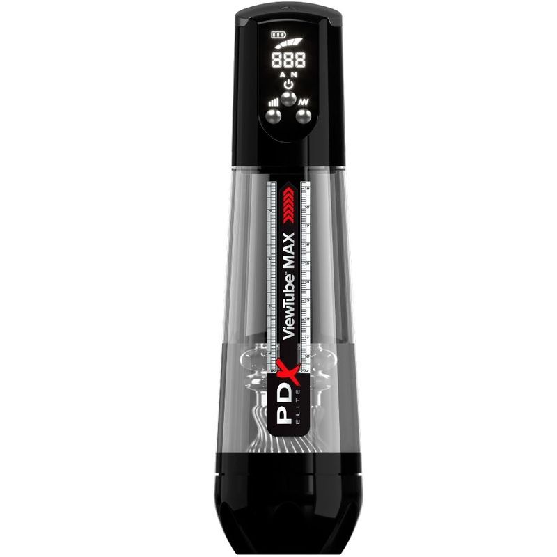 PDX ELITE - VIEWTUBE MAX VIEW MASTURBATORE AUTOMATICO CON ASPIRAZIONE TRASPARENTE PDX ELITE - VIEWTUBE MAX VIEW MASTURBATORE AUTOMATICO CON ASPIRAZIONE TRASPARENTE