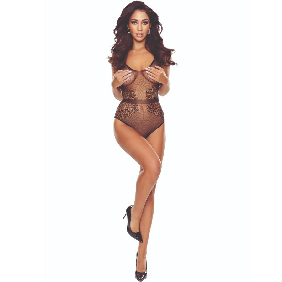 PASSION - BS115 BODYSTOCKING A GRIGLIA NERA PASSION - BS115 BODYSTOCKING A GRIGLIA NERA