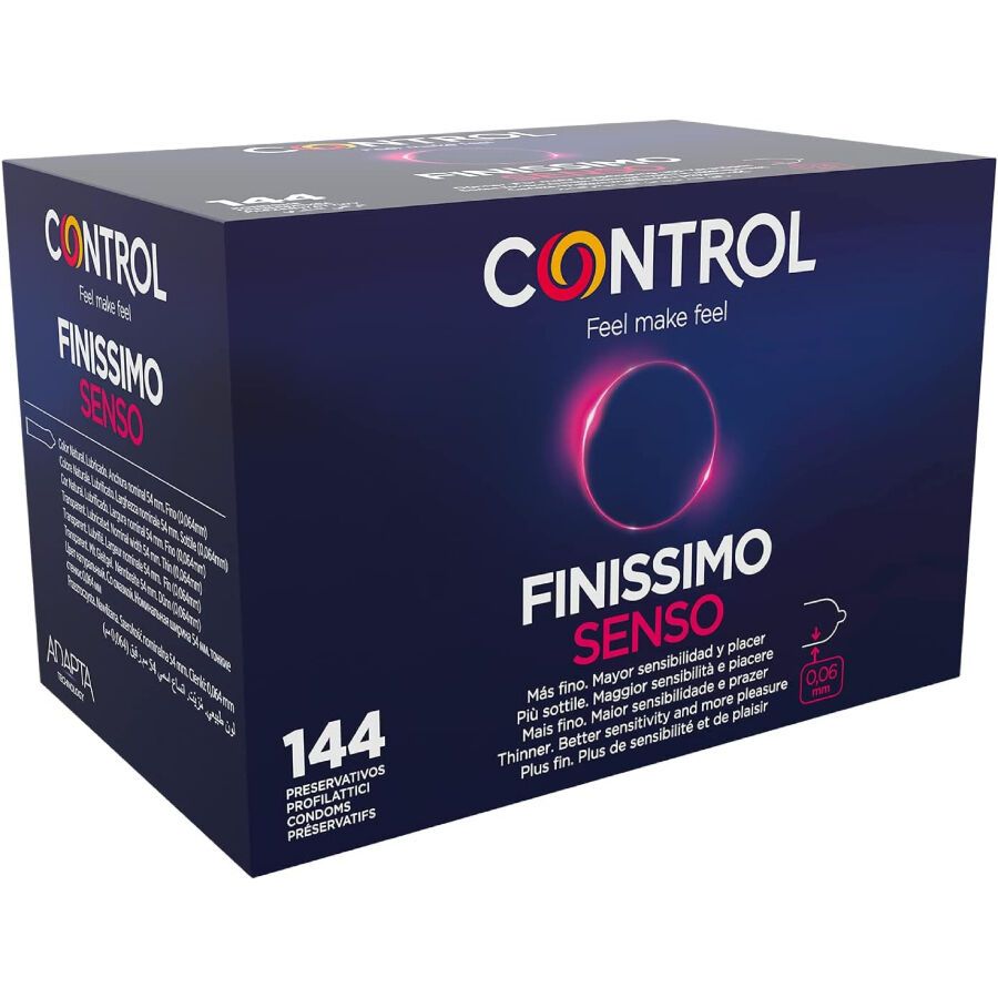 CONTROL - PRESERVATIVI FINISSIMO SENSO 144 UNITÀ CONTROL - PRESERVATIVI FINISSIMO SENSO 144 UNITÀ