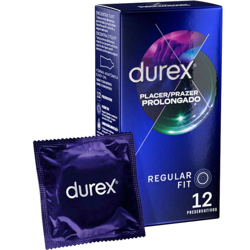 DUREX - PIACERE PROLUNGATO RITARDATO 12 UNITÀ DUREX - PIACERE PROLUNGATO RITARDATO 12 UNITÀ