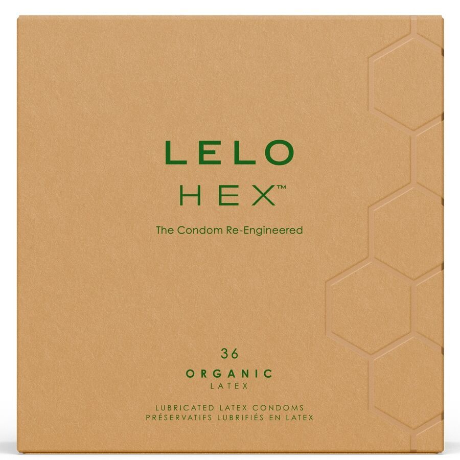 LELO - PRESERVATIVI ORGANICI HEX CONFEZIONE DA 36 UNITÀ LELO - PRESERVATIVI ORGANICI HEX CONFEZIONE DA 36 UNITÀ