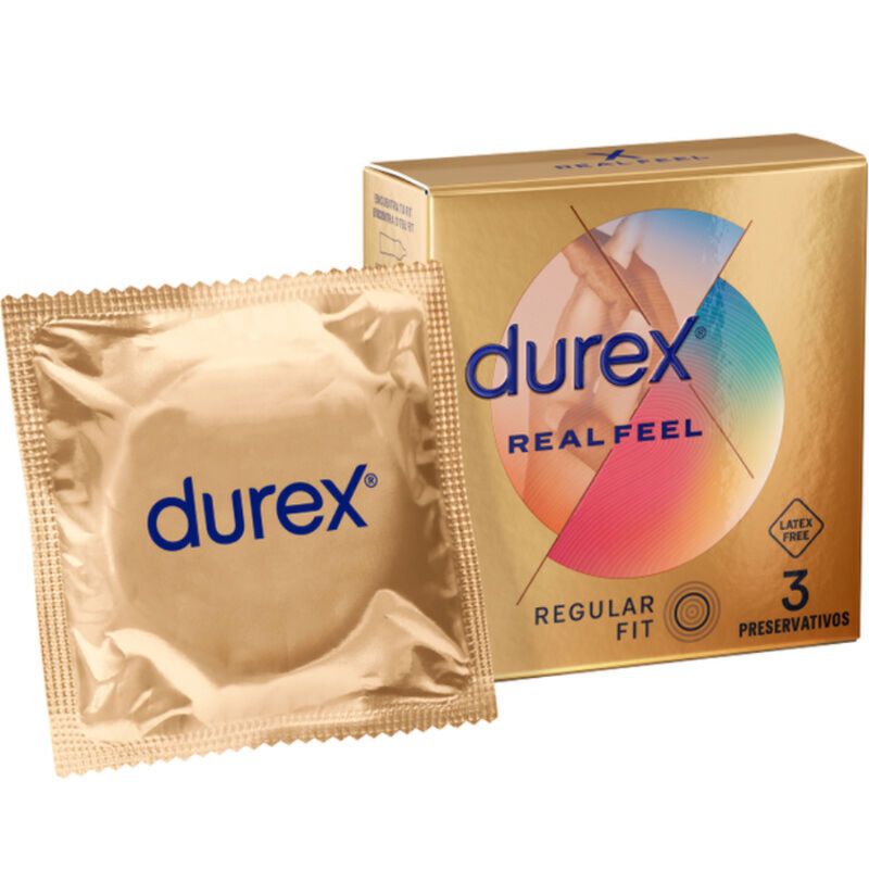 DUREX - PRESERVATIVI REAL FEEL 3 UNITÀ DUREX - PRESERVATIVI REAL FEEL 3 UNITÀ