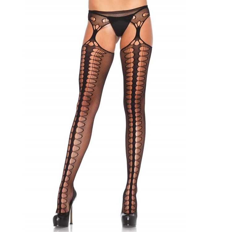 LEG AVENUE - COLLANT CON GIARRETTIERA ESCLUSIVO NERO LEG AVENUE - COLLANT CON GIARRETTIERA ESCLUSIVO NERO