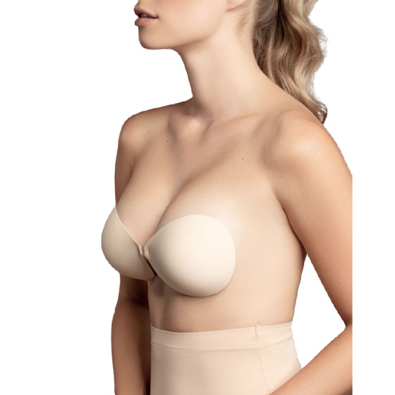 BYE-BRA - REGGISENO INVISIBLE BEIGE COPPA A BYE-BRA - REGGISENO INVISIBLE BEIGE COPPA A