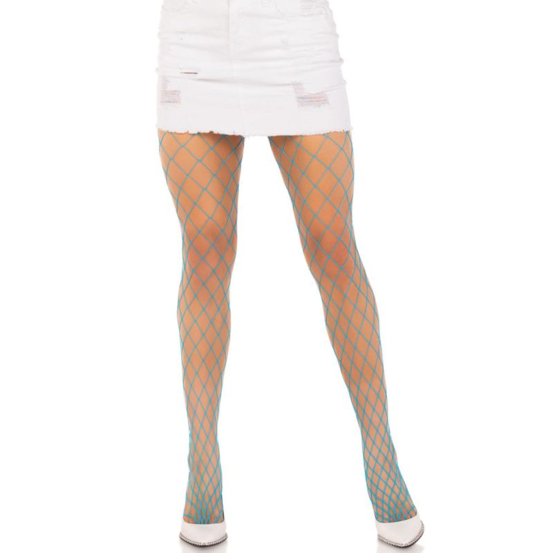 LEG AVENUE - COLLANT A RETE DIAMANTE BLU LEG AVENUE - COLLANT A RETE DIAMANTE BLU