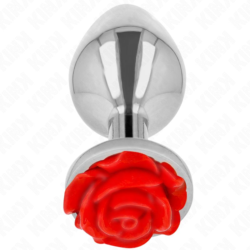 KINK - PLUG ANALE ROSA ROSSO TAGLIA L KINK - PLUG ANALE ROSA ROSSO TAGLIA L
