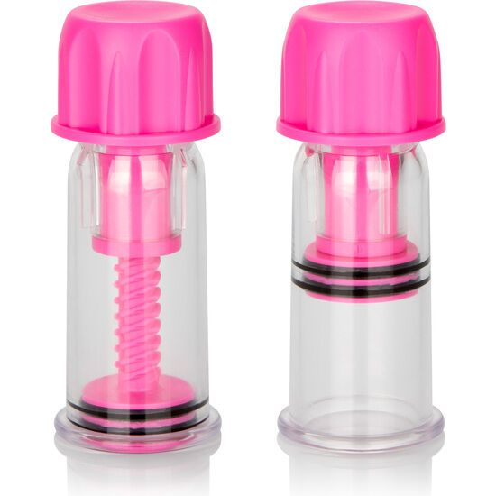 CALEXOTICS - VACCUM TWIST PINK NIPPLE SUCTION CUP CALEXOTICS - VACCUM TWIST PINK NIPPLE SUCTION CUP
