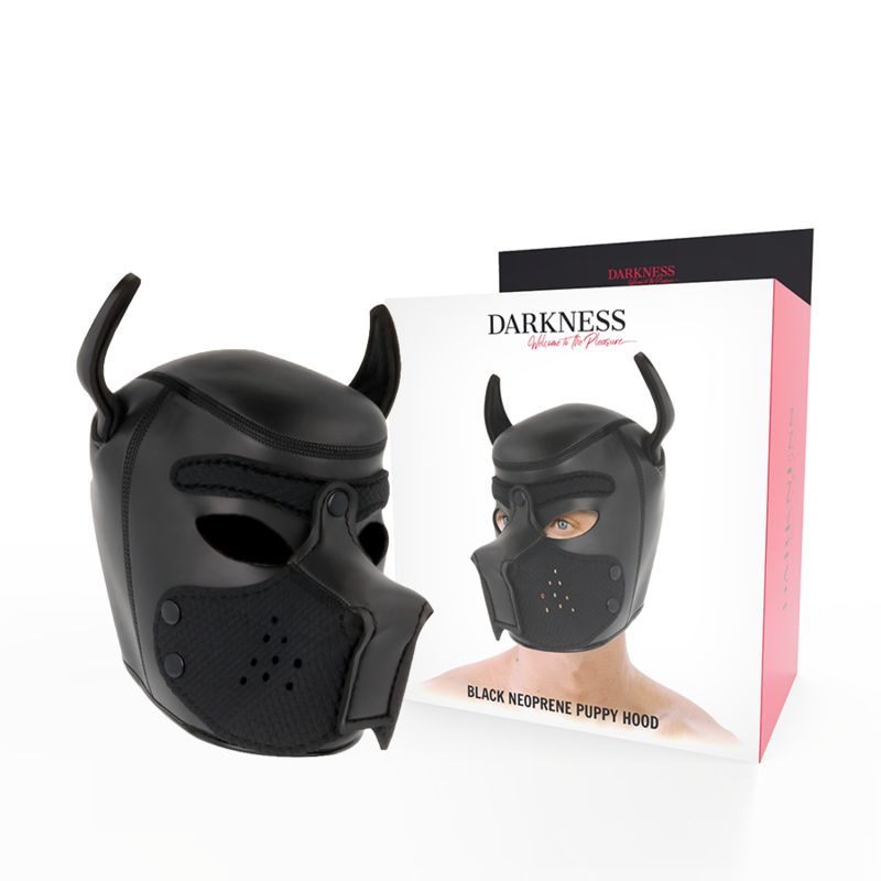 DARKNESS - MASCHERA PER CANI IN NEOPRENE CON MUSEROLA RIMOVIBILE M DARKNESS - MASCHERA PER CANI IN NEOPRENE CON MUSEROLA RIMOVIBILE M