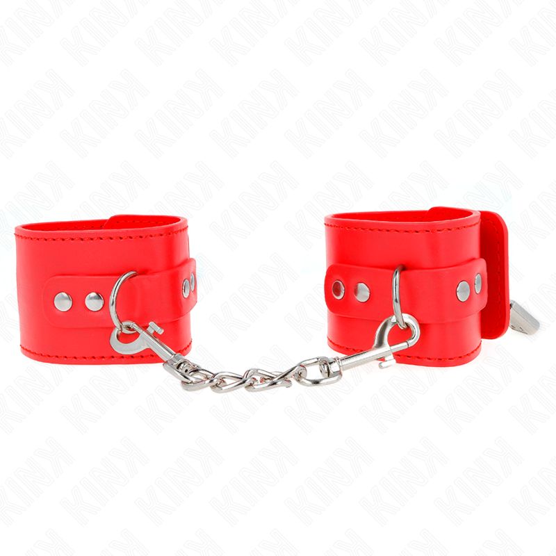 KINK - RESISTENZA DA POLSO CON CHIUSURA A LUCCHETTO ROSSO REGOLABILE 16-23 CM X 5,5 CM KINK - RESISTENZA DA POLSO CON CHIUSURA A LUCCHETTO ROSSO REGOLABILE 16-23 CM X 5,5 CM