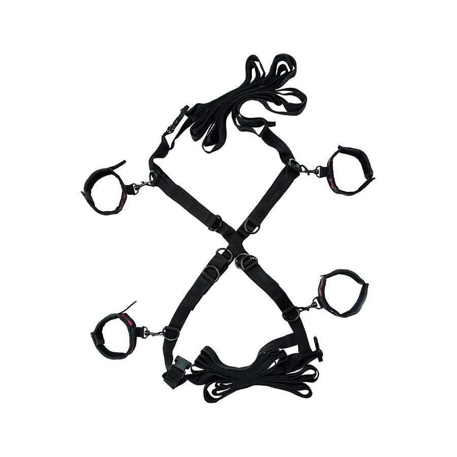 CALEXOTICS - SCANDAL SET DI CRAVATTE DA LETTO INCROCIATE CALEXOTICS - SCANDAL SET DI CRAVATTE DA LETTO INCROCIATE