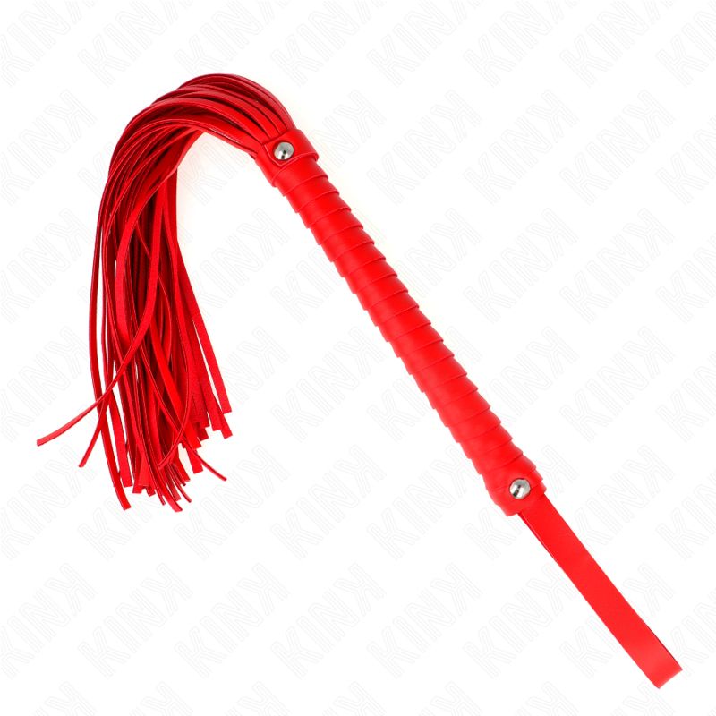 KINK - FRUSTA CON MANICO ROSSO STRUTTURATO 48,5 CM KINK - FRUSTA CON MANICO ROSSO STRUTTURATO 48,5 CM