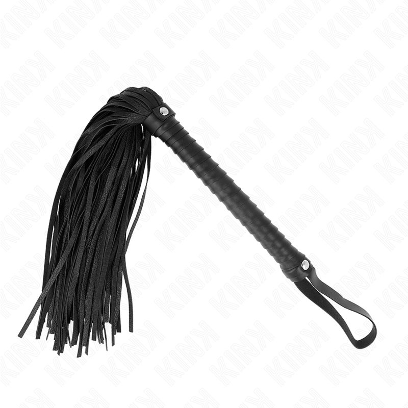 KINK - FRUSTA CON MANICO NERO STRUTTURATO 48,5 CM KINK - FRUSTA CON MANICO NERO STRUTTURATO 48,5 CM