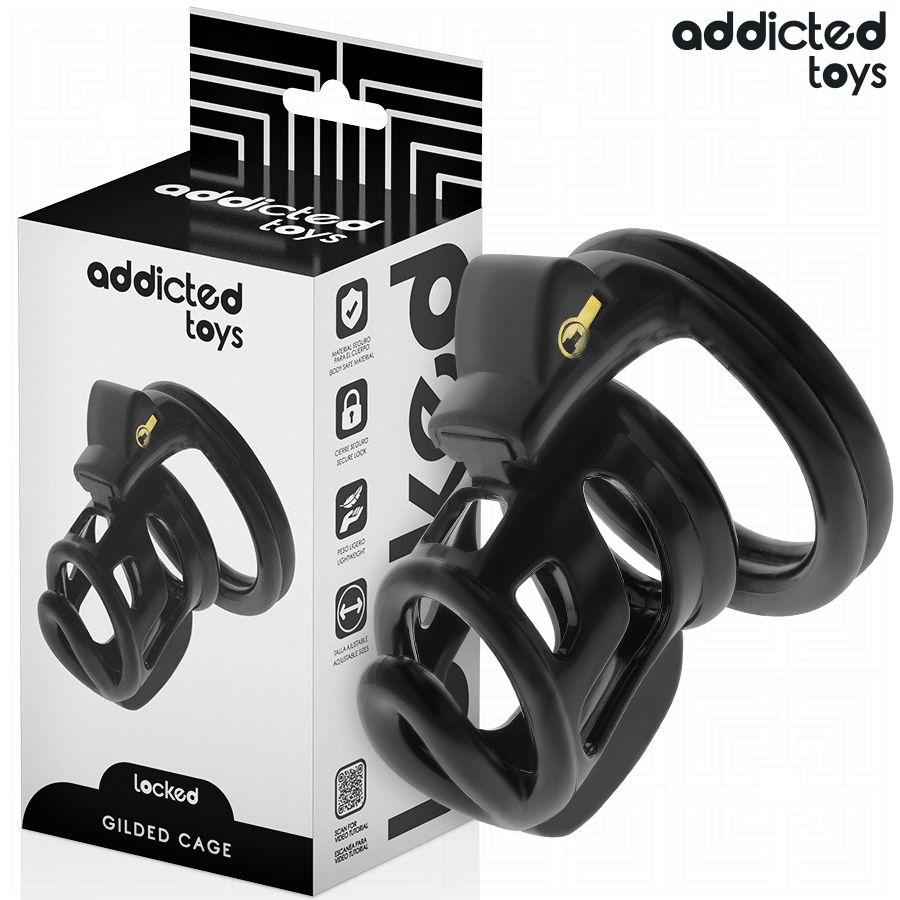 ADDICTED TOYS LOCKED - GABBIA PER PENE GILDEN CAGE 8,5 CM ADDICTED TOYS LOCKED - GABBIA PER PENE GILDEN CAGE 8,5 CM