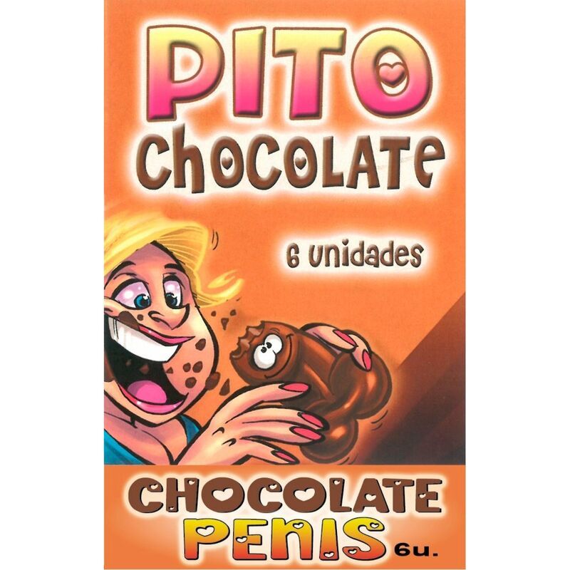 DIABLO PICANTE - SCATOLA DA 6 CIOCCOLATINI A FORMA DI PENE DIABLO PICANTE - SCATOLA DA 6 CIOCCOLATINI A FORMA DI PENE