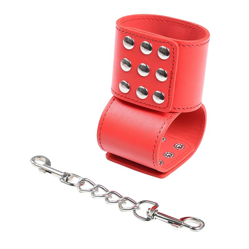 OHMAMA FETISH - MANETTE ROSSE CON CHIUSURA A SCATTO OHMAMA FETISH - MANETTE ROSSE CON CHIUSURA A SCATTO