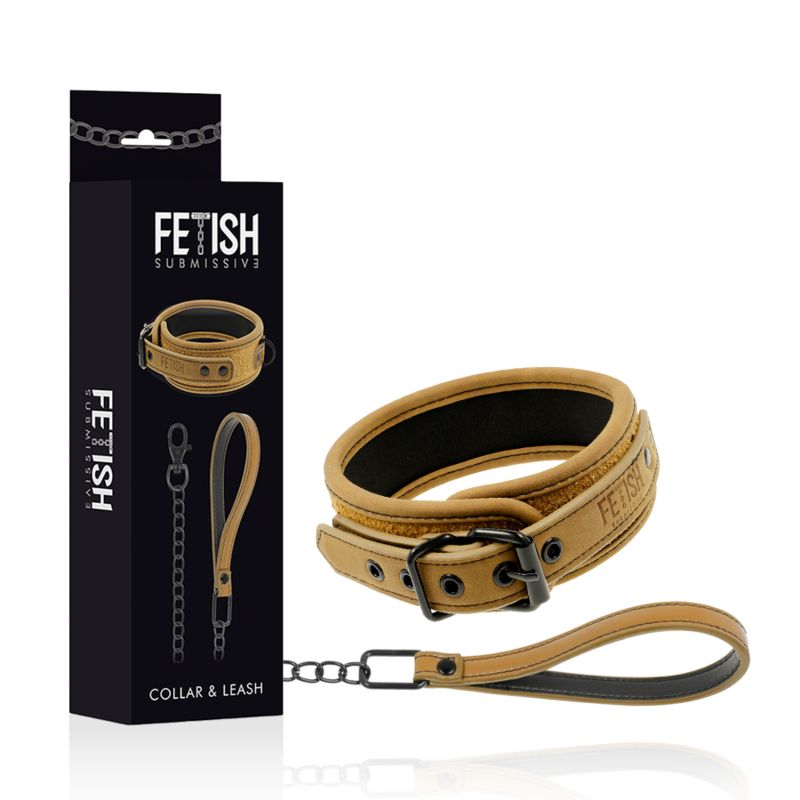 FETISH SUBMISSIVE ORIGIN - COLLANA A CATENA RIVESTITA IN NEOPRENE FETISH SUBMISSIVE ORIGIN - COLLANA A CATENA RIVESTITA IN NEOPRENE