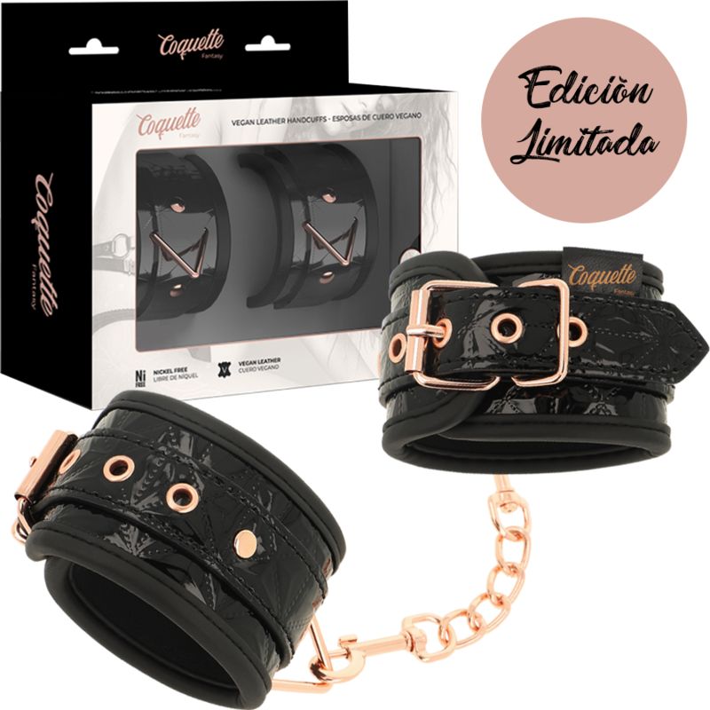 COQUETTE CHIC DESIRE - MANETTE EDIZIONE NERA CON FODERA IN NEOPRENE COQUETTE CHIC DESIRE - MANETTE EDIZIONE NERA CON FODERA IN NEOPRENE