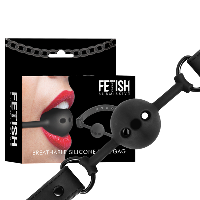 FETISH SUBMISSIVE BONDAGE - BALL GAG IN SILICONE TRASPIRANTE FETISH SUBMISSIVE BONDAGE - BALL GAG IN SILICONE TRASPIRANTE