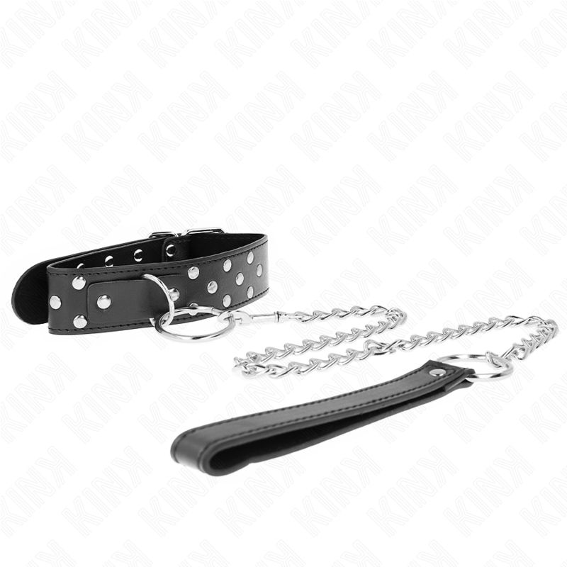 KINK - COLLANA CON CINTURINO AD ANELLO RIVETTO CON CINTURA 65 CM NERO REGOLABILE 36-50 CM X 3,8 CM KINK - COLLANA CON CINTURINO AD ANELLO RIVETTO CON CINTURA 65 CM NERO REGOLABILE 36-50 CM X 3,8 CM