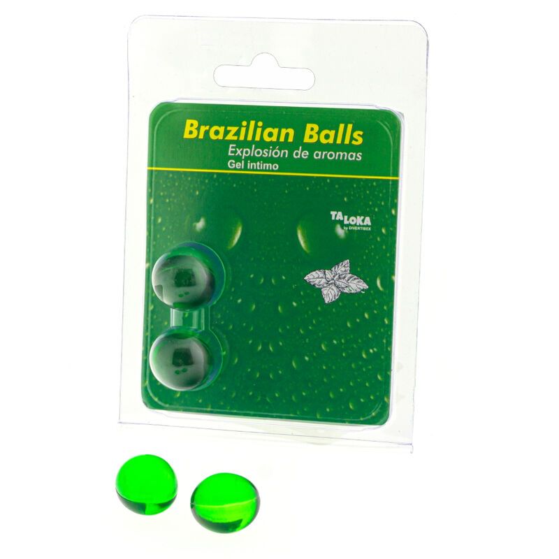TALOKA - 2 PALLINE BRASILIANE GEL INTIMO MENTA TALOKA - 2 PALLINE BRASILIANE GEL INTIMO MENTA