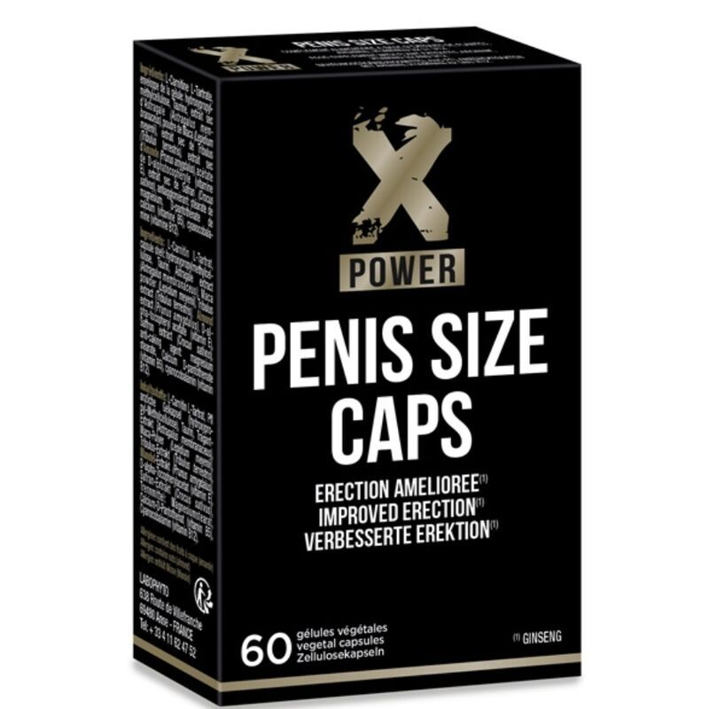 XPOWER - CAPPUCCI DI DIMENSIONI DEL PENE PER EREZIONI MIGLIORATE 60 CAP XPOWER - CAPPUCCI DI DIMENSIONI DEL PENE PER EREZIONI MIGLIORATE 60 CAP