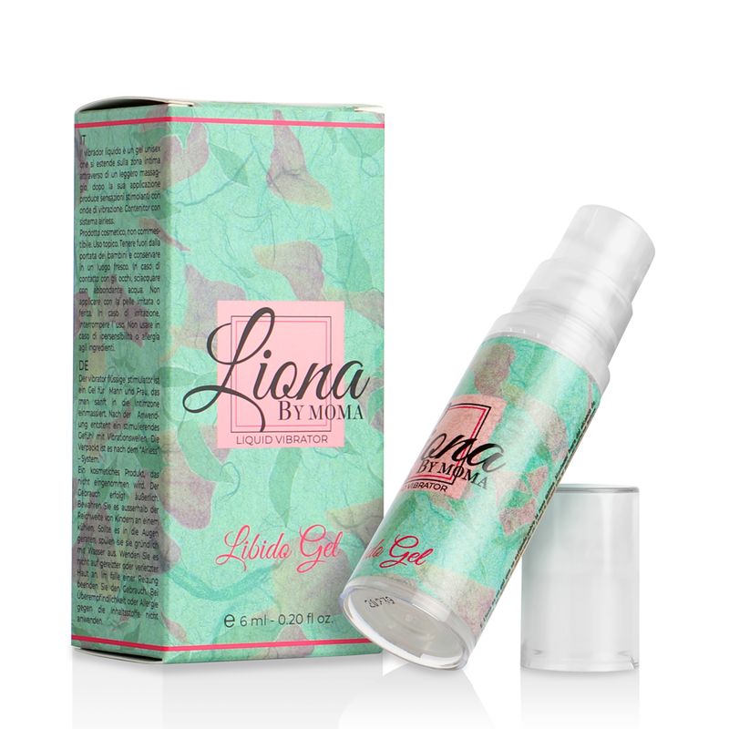 LIONA BY MOMA - VIBRATORE LIQUIDO LIBIDO GEL 6 ML LIONA BY MOMA - VIBRATORE LIQUIDO LIBIDO GEL 6 ML