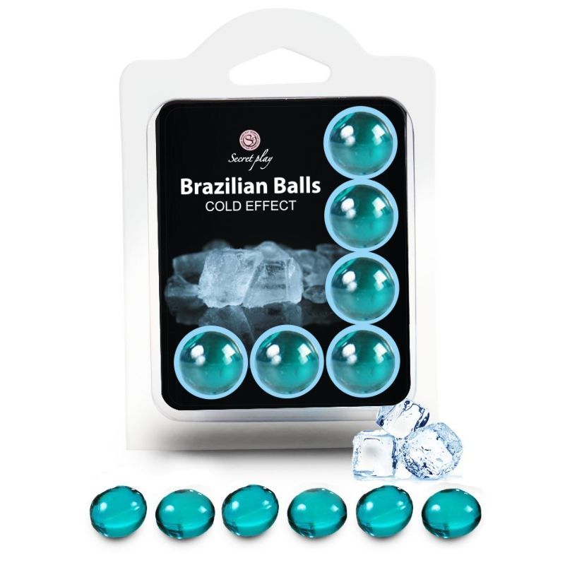 SECRETPLAY - SET 6 PALLINE BRASILIANE EFFETTO FREDDO SECRETPLAY - SET 6 PALLINE BRASILIANE EFFETTO FREDDO