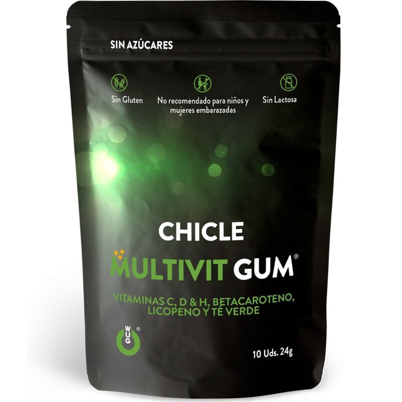 WUG GUM - MULTIVIT VITAMIN C, H, D, BETA-CAROTENE, LYCOPENE AND GREEN TEA 10 UNITS WUG GUM - MULTIVIT VITAMIN C, H, D, BETA-CAROTENE, LYCOPENE AND GREEN TEA 10 UNITS