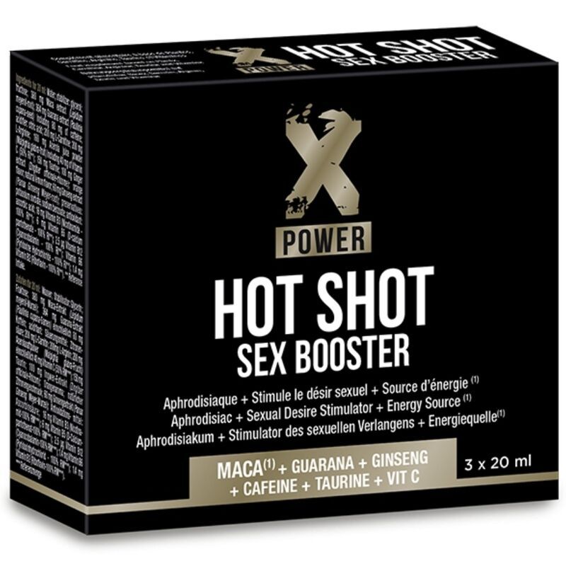 X POWER - HOT SHOT SEX BOOSTER AUMENTA LA LIBIDO 3 X 20 ML X POWER - HOT SHOT SEX BOOSTER AUMENTA LA LIBIDO 3 X 20 ML