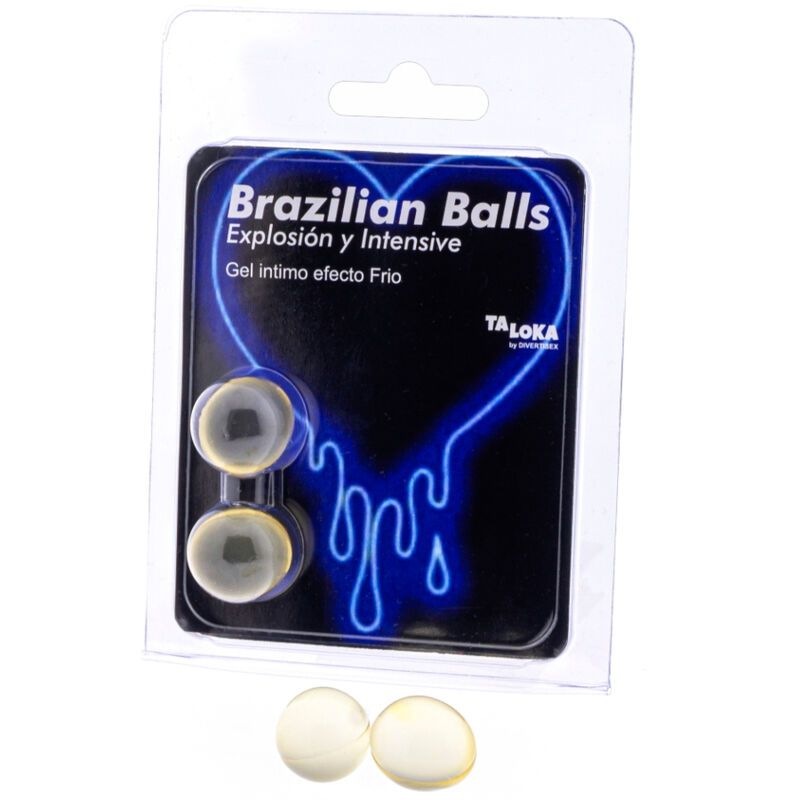 TALOKA - 2 SFERE BRASILIANE GEL EMOZIONANTE EFFETTO FREDDO E VIBRAZIONE TALOKA - 2 SFERE BRASILIANE GEL EMOZIONANTE EFFETTO FREDDO E VIBRAZIONE