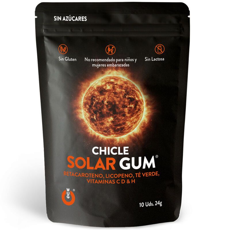 WUG GUM - SOLAR GUM SUN TANNING 10 UNITS WUG GUM - SOLAR GUM SUN TANNING 10 UNITS