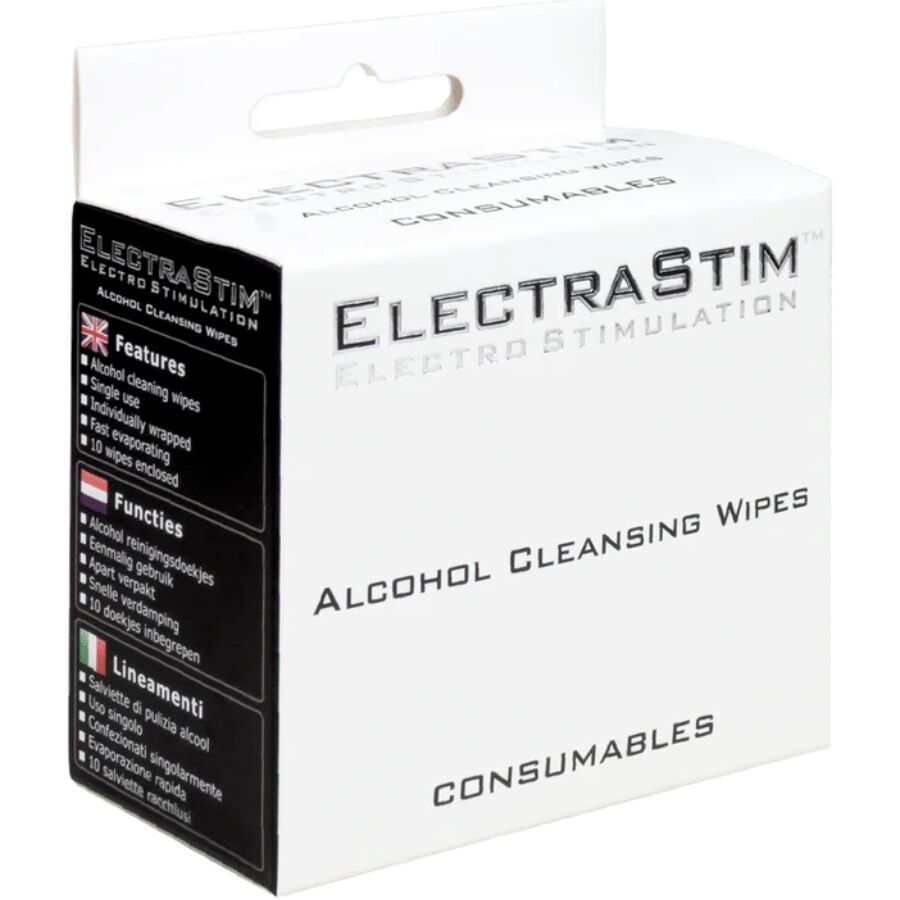 ELECTRASTIM - SALVIETTINE DETERGENTI ALL'ALCOOL 10 UNITÀ ELECTRASTIM - SALVIETTINE DETERGENTI ALL'ALCOOL 10 UNITÀ