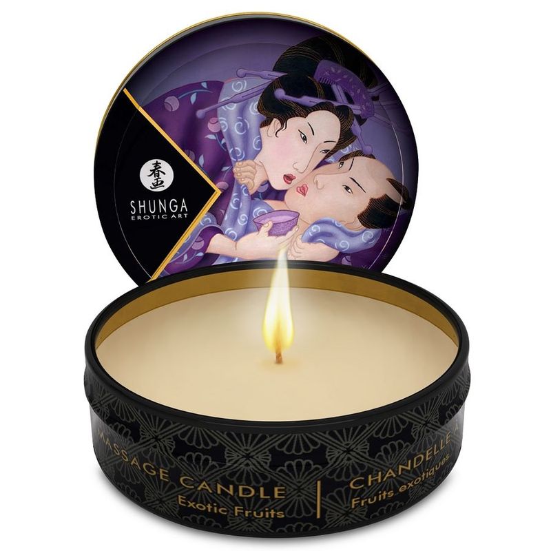 SHUNGA - CANDELA DA MASSAGGIO MINI CARESS BY CANDELIGHT AI FRUTTA ESOTICA 30 ML SHUNGA - CANDELA DA MASSAGGIO MINI CARESS BY CANDELIGHT AI FRUTTA ESOTICA 30 ML