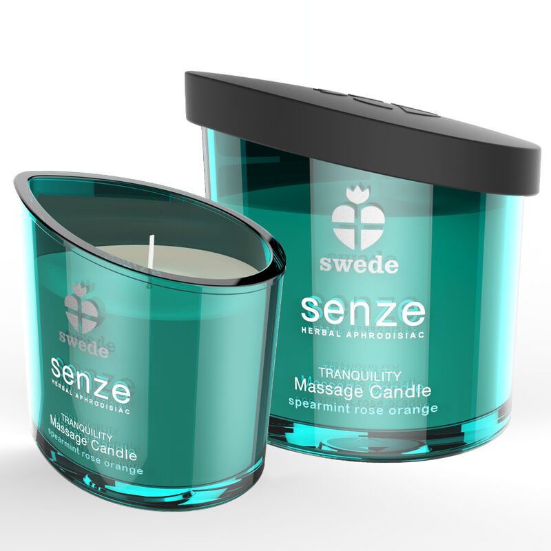 SWEDE - CANDELA DA MASSAGGIO SWEEDE SENZE TRANQUILITY - MENTA, ROSA, ARANCIA SWEDE - CANDELA DA MASSAGGIO SWEEDE SENZE TRANQUILITY - MENTA, ROSA, ARANCIA