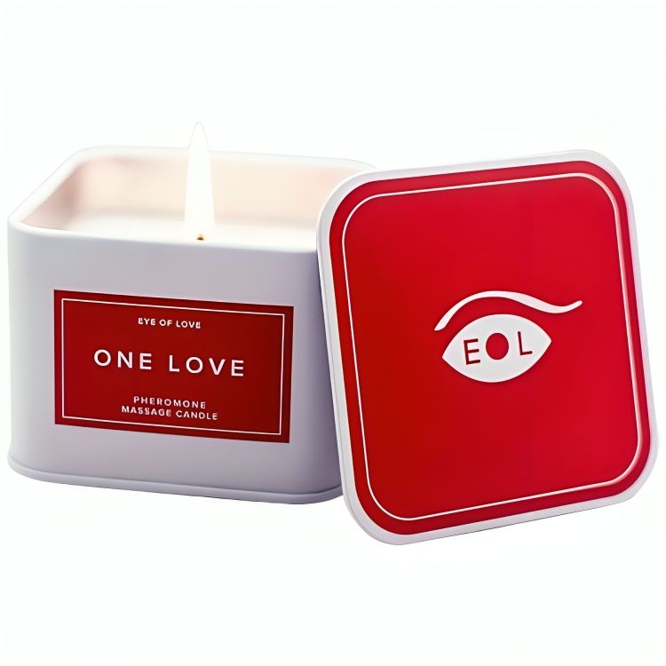 EYE OF LOVE - CANDELA DA MASSAGGIO ONE LOVE PER DONNE 150 ML EYE OF LOVE - CANDELA DA MASSAGGIO ONE LOVE PER DONNE 150 ML