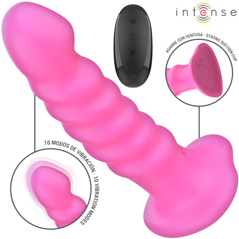 INTENSE - VIBRATORE CINDY TAGLIA L DESIGN A SPIRALE 10 VIBRAZIONI ROSA TELECOMANDO INTENSE - VIBRATORE CINDY TAGLIA L DESIGN A SPIRALE 10 VIBRAZIONI ROSA TELECOMANDO