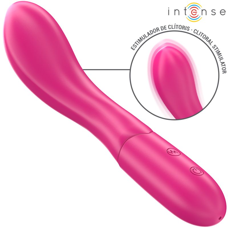 INTENSE - LISETTE VIBRATORE 19 CM FLESSIBILE 10 VIBRAZIONI ROSA INTENSE - LISETTE VIBRATORE 19 CM FLESSIBILE 10 VIBRAZIONI ROSA