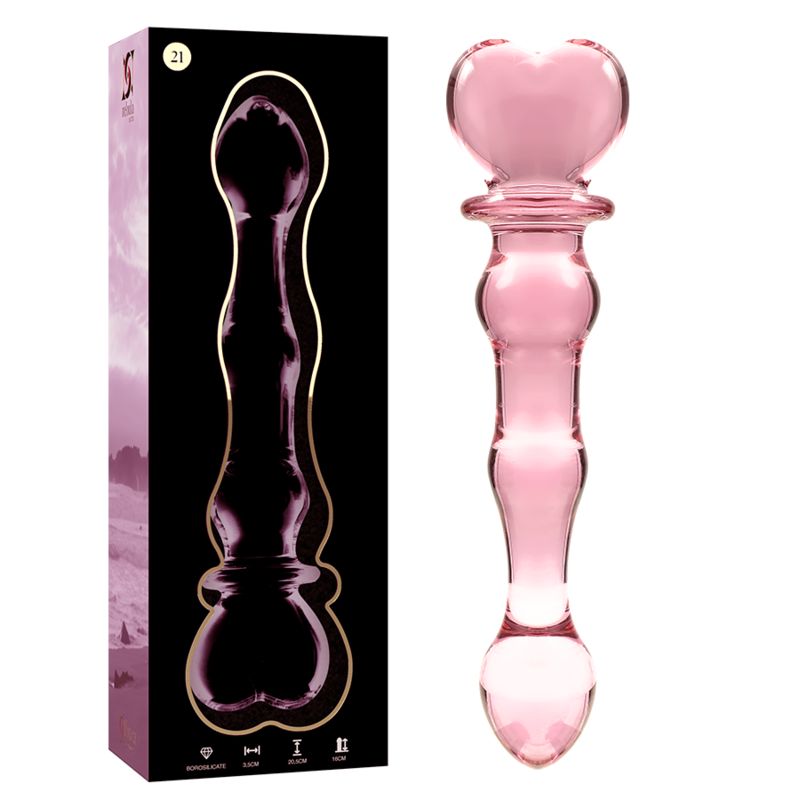 NEBULA SERIES BY IBIZA - MODELLO 21 DILDO IN VETRO BOROSILICATO ROSA 20.5 CM -O- 3.5 CM NEBULA SERIES BY IBIZA - MODELLO 21 DILDO IN VETRO BOROSILICATO ROSA 20.5 CM -O- 3.5 CM